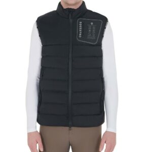 Smanicato Uomo Equestro in Tessuto Tecnico Elastico con Patch Siliconata