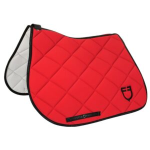 Sottosella Inglese Equestro modello Gp con Logo Rosso Nero