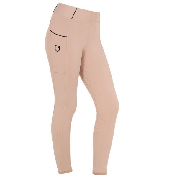 Leggins Equestro Bambina Slim Fit con Full Grip Cameo Rose