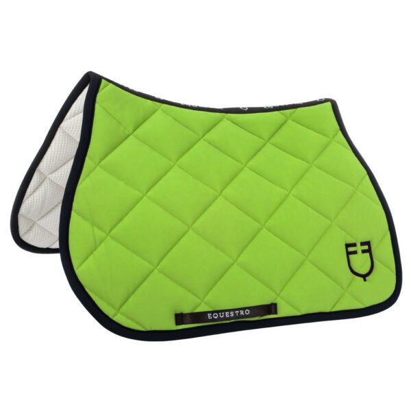 Sottosella Inglese Equestro Modello Black Line Edition Verde Lime