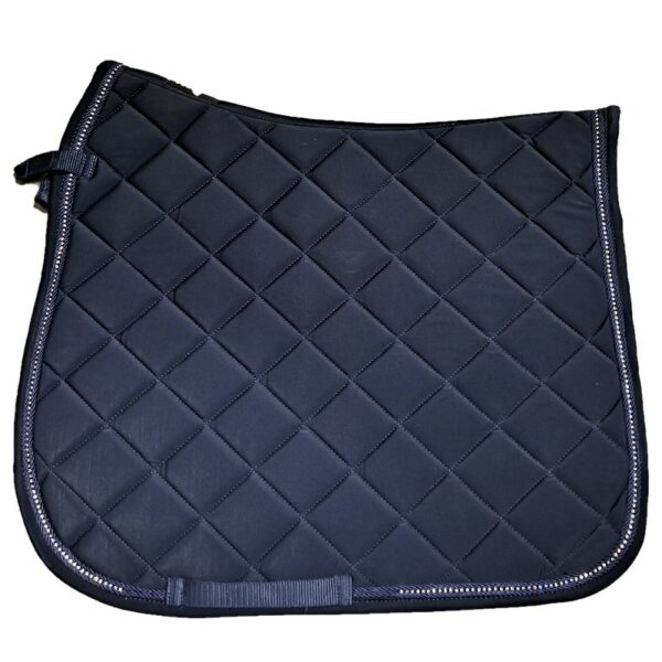 Sottosella Inglese da Dressage con Strass Winner Blu Navy